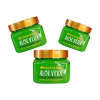 Crema exfoliante Aloe Vera - Wokali 600Gr 3 Unidades